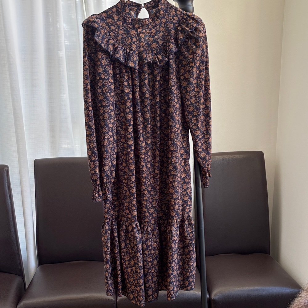 Floral Long Sleeve Dress